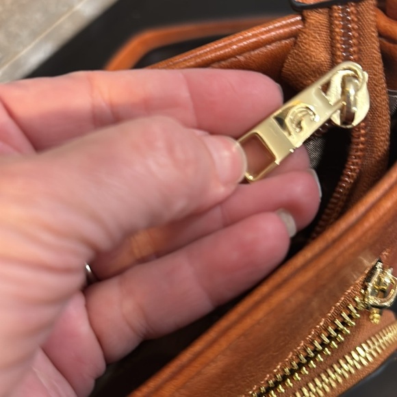 CLUCI brown shoulder crossbody bag - Picture 9 of 14